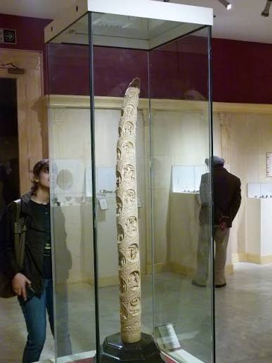 ivory carved tusk